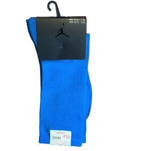 Jordan x Union Crew Socks (1pair) Equator Blue Size Large 8-12